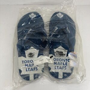 NEW Toronto Maple Leafs Flip Flops NHL Men's Size 11-12‎ L/G My Team My Town
